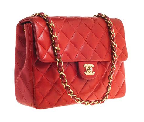 chanel red vintage bag|old fashioned chanel bags.